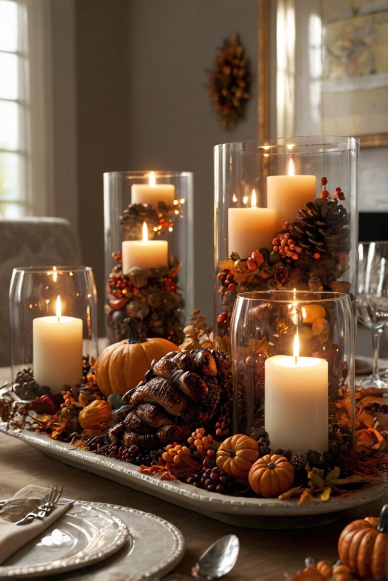 Thanksgiving decor ideas, Festive home decor, Holiday room decorations, Seasonal interior design, Christmas decorating tips